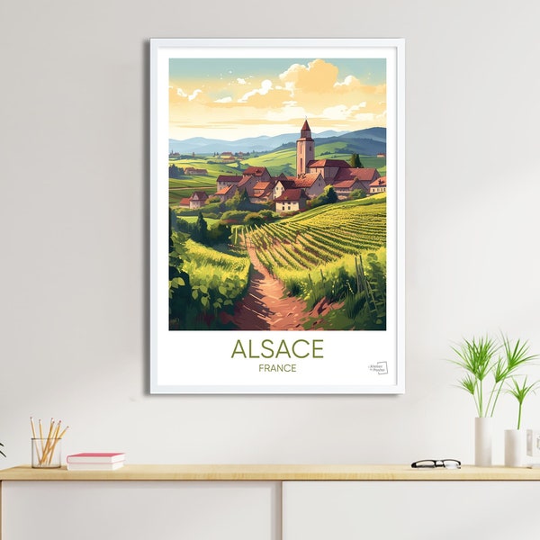 Elsass Poster - Reiseposter