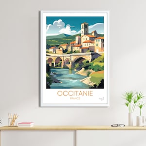 Occitanie poster - Poster van Frankrijk en de wereld
