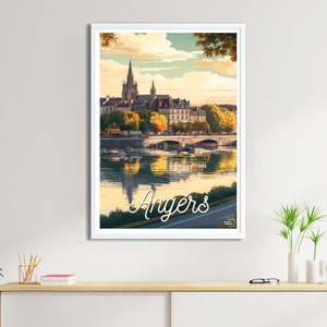 Cartel de Angers - Cartel de viaje