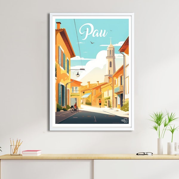 Affiche Pau - Travel Poster