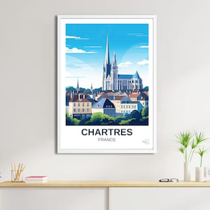 Cartaz de Chartres - Cartaz de viagens