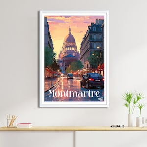 Affiche Montmartre - Travel Poster