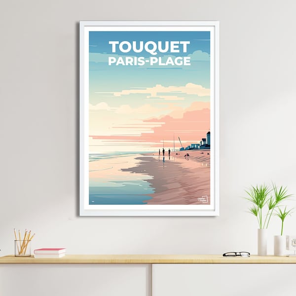 Affiche Touquet Paris-Plage - Travel Poster