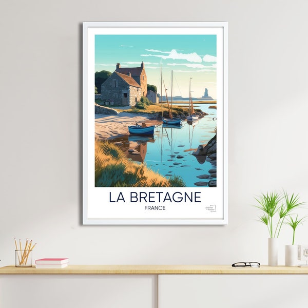 Affiche La Bretagne - Travel Poster