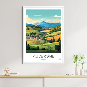 Cartel de Auvernia - Cartel de viaje