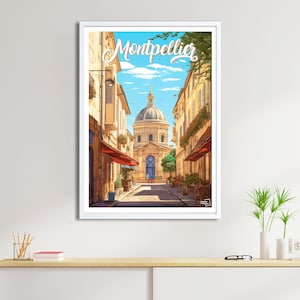 Montpellier Poster - Reiseposter
