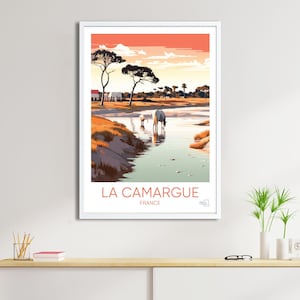 Poster La Camargue - Travel Poster