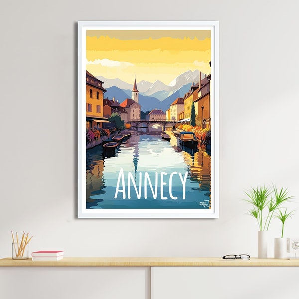 Affiche Annecy - Poster de France et du Monde