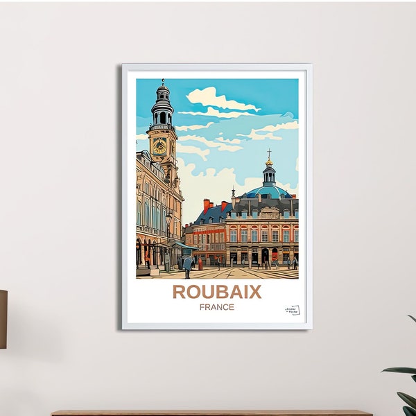 Roubaix Poster - Travel Poster