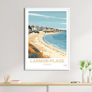 Affiche Larmor Plage - Travel Poster