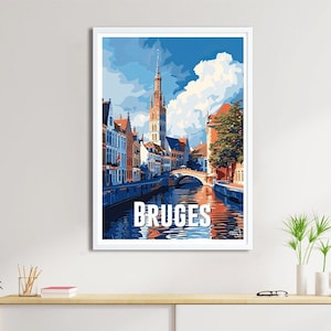 Brugse Poster - Poster van Frankrijk en de wereld