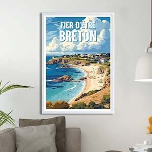 Pôster Orgulhoso de ser bretão - Pôster de viagens