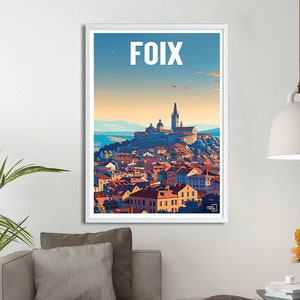 Pôster Foix - Pôster de viagens