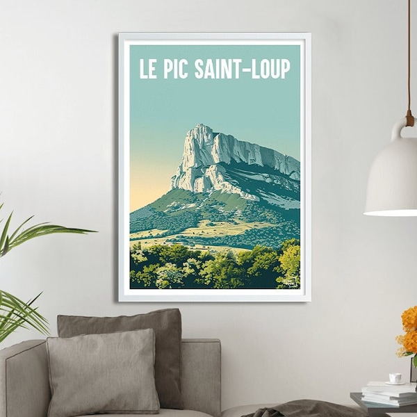 Affiche Pic Saint-Loup - Travel Poster