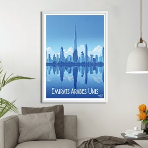 Póster Emiratos Árabes Unidos - Póster de viaje