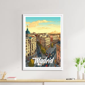 Affiche Madrid - Travel Poster