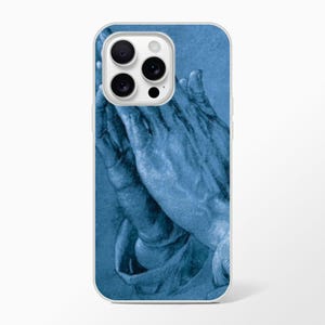 Custodia per telefono "Mani in preghiera" / Cover per iPhone e Samsung di Albrecht Dürer / Schizzo rinascimentale / Idea regalo spirituale / Custodia con stampa DTG