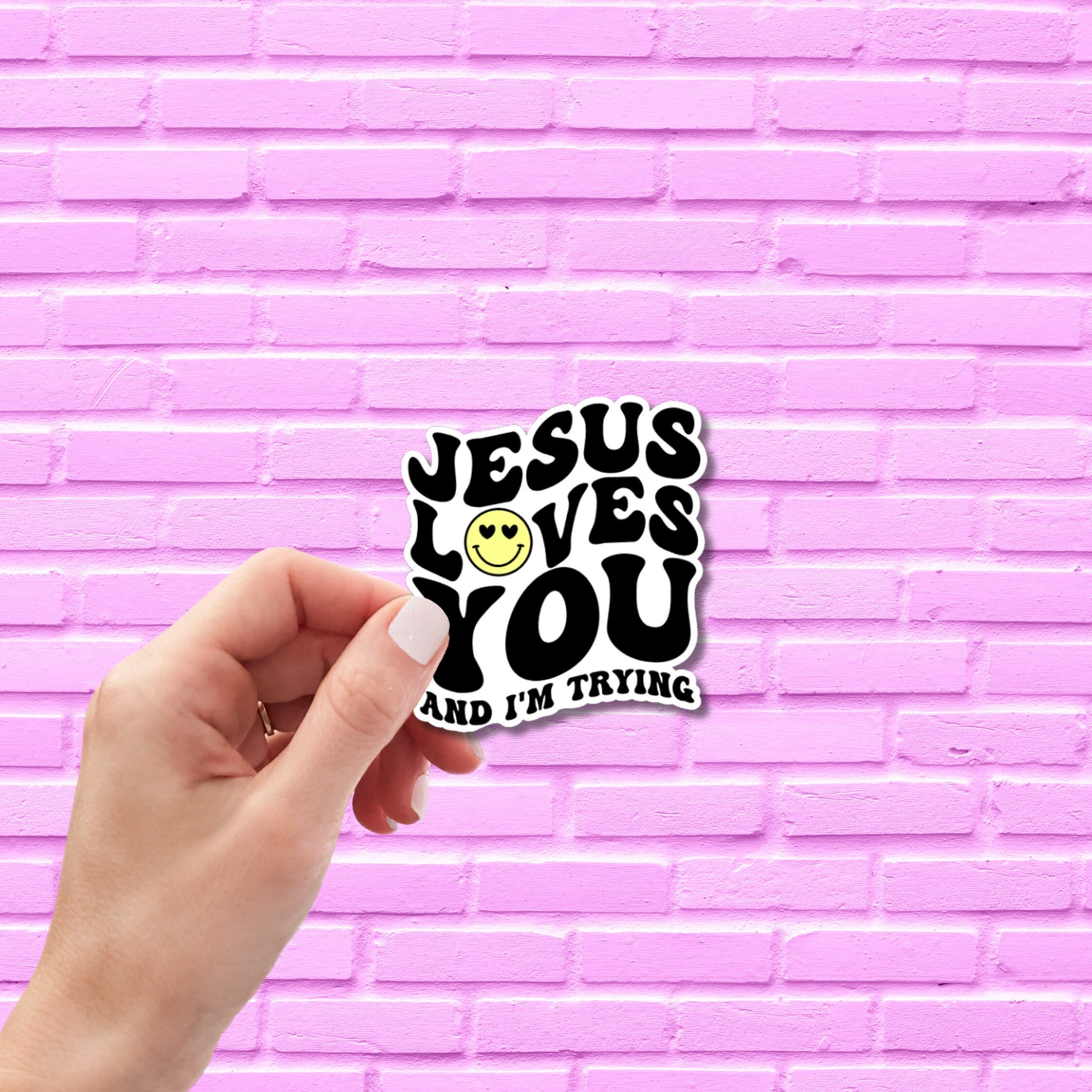 Christian Sticker Pack, Six Faith Stickers, Planner Stickers