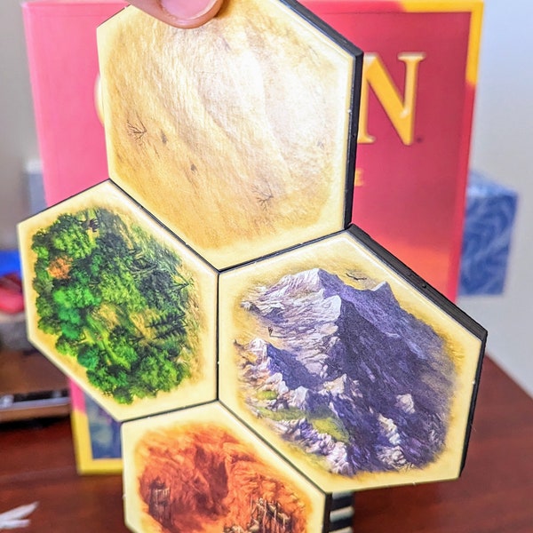 Magnetic Borderless Frame for Catan