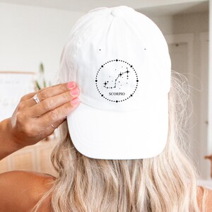 Chapeau du zodiaque Tous les signes Signe astrologique du Sagittaire Casquette de baseball Lion Cadeau astrologie Lion Carte du soleil du zodiaque Bélier Cadeau horoscope Signe du zodiaque
