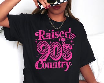 Jaren negentig countrymuziek nostalgie shirt jaren negentig babycadeau jaren negentig kinderstijl countrymuziek fan favoriet T-shirt ontwerp shirt grafisch T-shirt