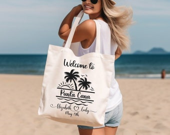 Punta Cana Welcome Bag Punta Cana Wedding Dominican Republic Bag Wedding Guest Bag for Hotel Destination Wedding Gift Beach Wedding Favors