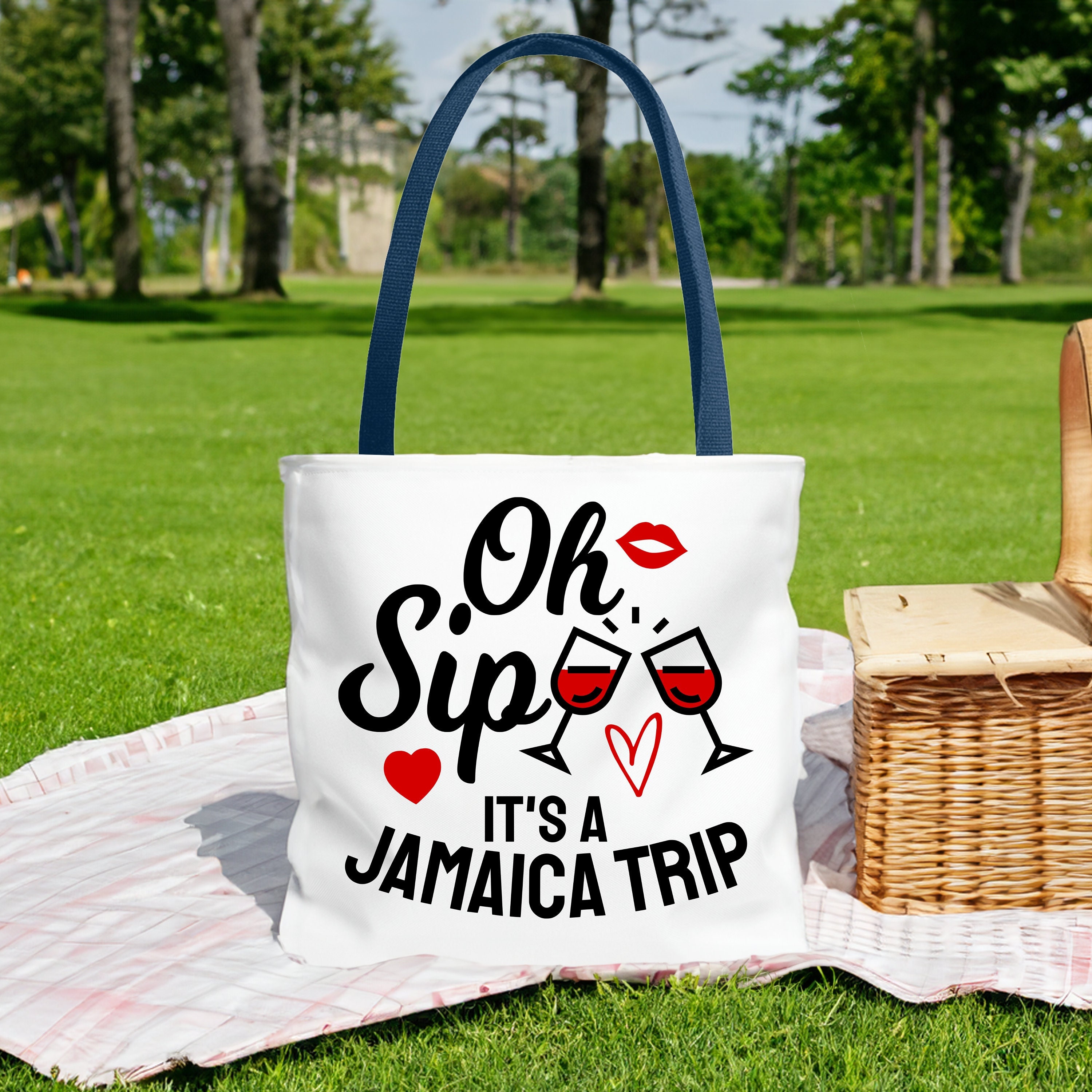 Jamaica Vacation Gift Bags Jamaica Travel Bag Jamaica Tote Bags Wine Totes Jamaica Handbag Jamaica Birthday Travel Purse Jamaica Wedding
