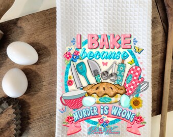 Funny Kitchen Towel Gift Idea for Baker Humor Decor Quick Dry Dish Cloth Kitchen Accessory Cooking Gift Sarcastic Text Waffle Texture Set