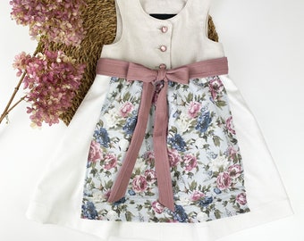 Baby dirndl cream/floral size. 92