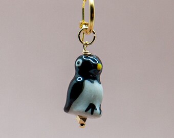 Penguin earrings