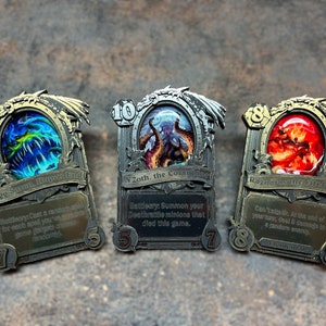 Hearthstone Inspired Custom Personalized Gold and Silver cards Bild 7