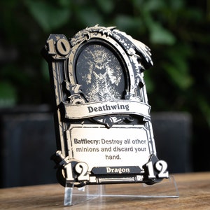 Deathwing Hearthstone Inspired card