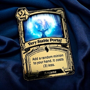 Hearthstone Inspired Custom Personalized Gold and Silver cards Bild 10