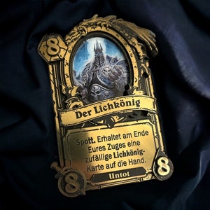 Hearthstone Inspired Custom Personalized Gold and Silver cards Bild 2