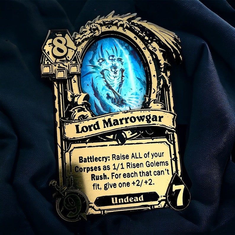 Hearthstone Inspired Custom Personalized Gold and Silver cards Bild 9