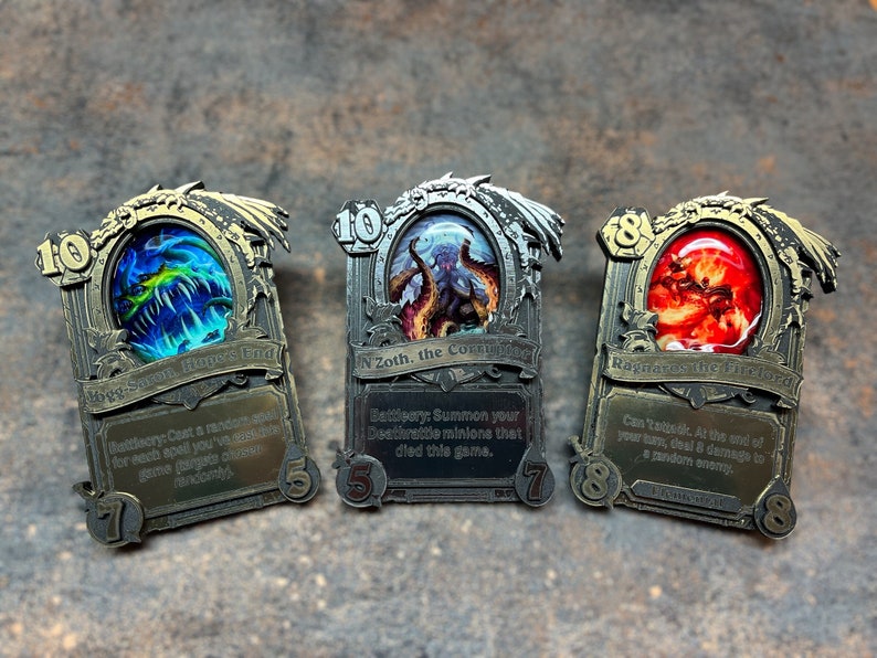 Hearthstone Inspired Custom Personalized Gold and Silver cards Bild 7