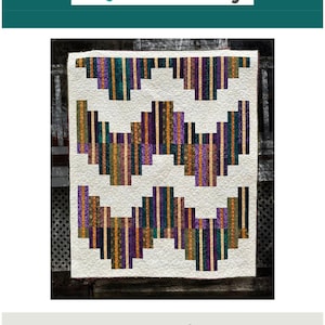 DIGITAL Pattern - January Waltz - Fat Quarter Friendly Quilt Pattern