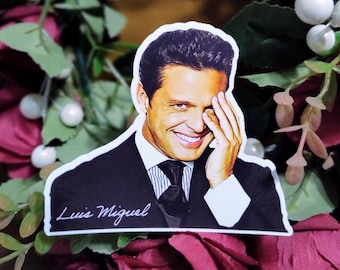 Luis Miguel Vinyl Sticker Decal, Mexican Singer Mariachi Stickers, Latino Sticker, Free Shipping, Birthday Gifts, Father’s Day Gift