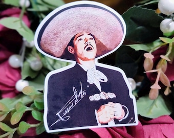 Javier Solís Vinyl Sticker Decal, Mariachi Stickers, Latino Stickers, Waterproof, Free Shipping, Birthday or Fathers Day Gifts