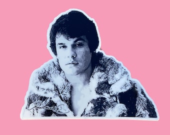 Juan Gabriel Tribute Sticker – Iconic Mexican Singer Vinyl Decal – Clear or Holographic Protective Layer, 2” or 3”