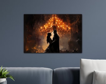 Phantom of the Opera, Poster Art, broadway, Opera wall art, bedroom decor, wall decor, music of the night, romantic, love