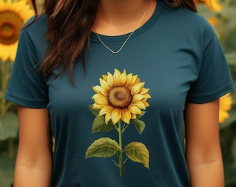 Sunflower Shirt, Sunflower, Floral Shirt, Garden Shirt, Sunflower Tee, Fall Shirt, Harvest Shirt, Nature Lover Gift