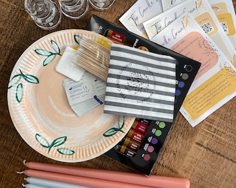 Group Candle Painting Kit , perfect for hen parties, work party or socials, baby showers,  birthday parties - The Party Pack