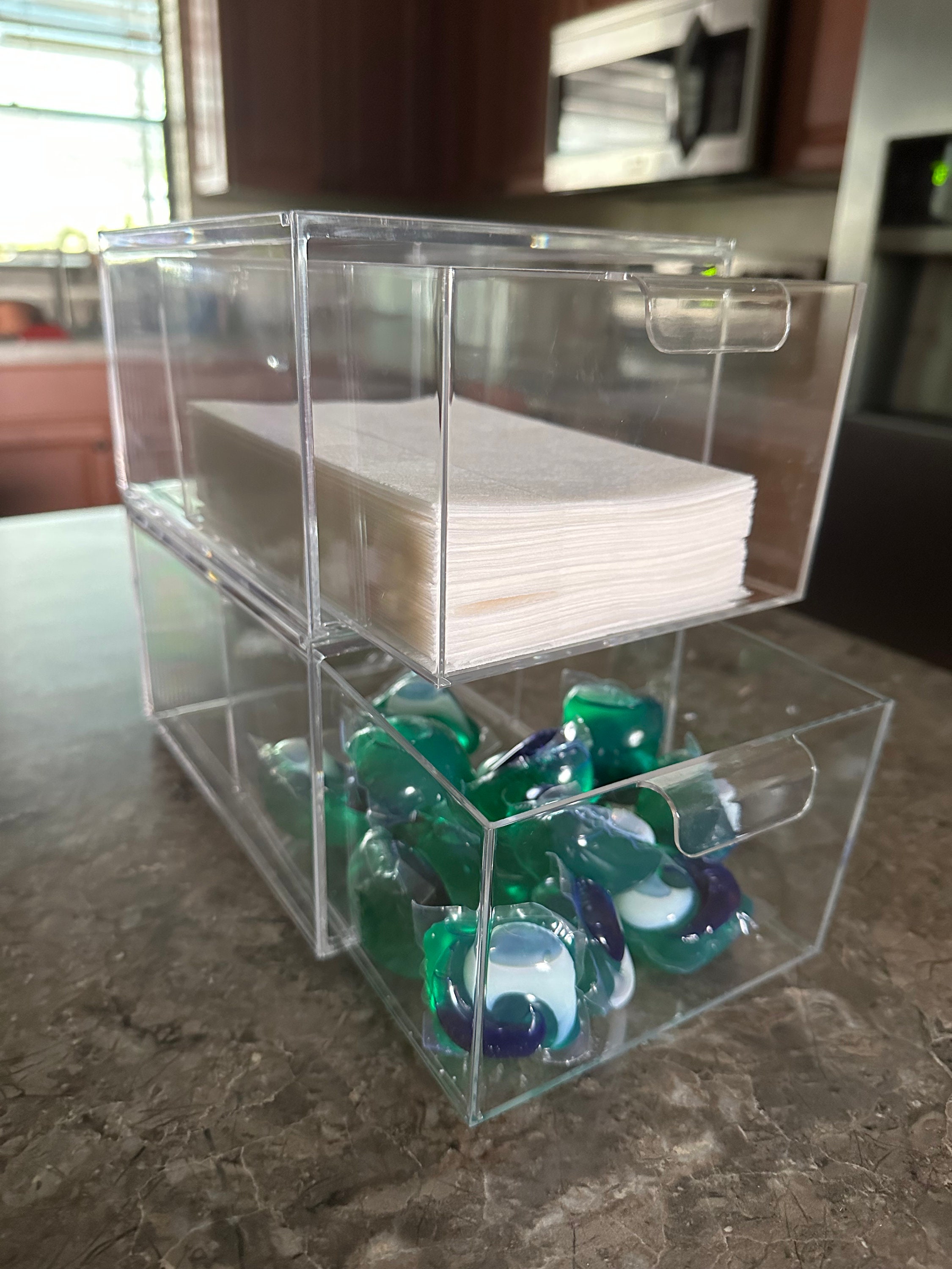 Acrylic Drawers Etsy