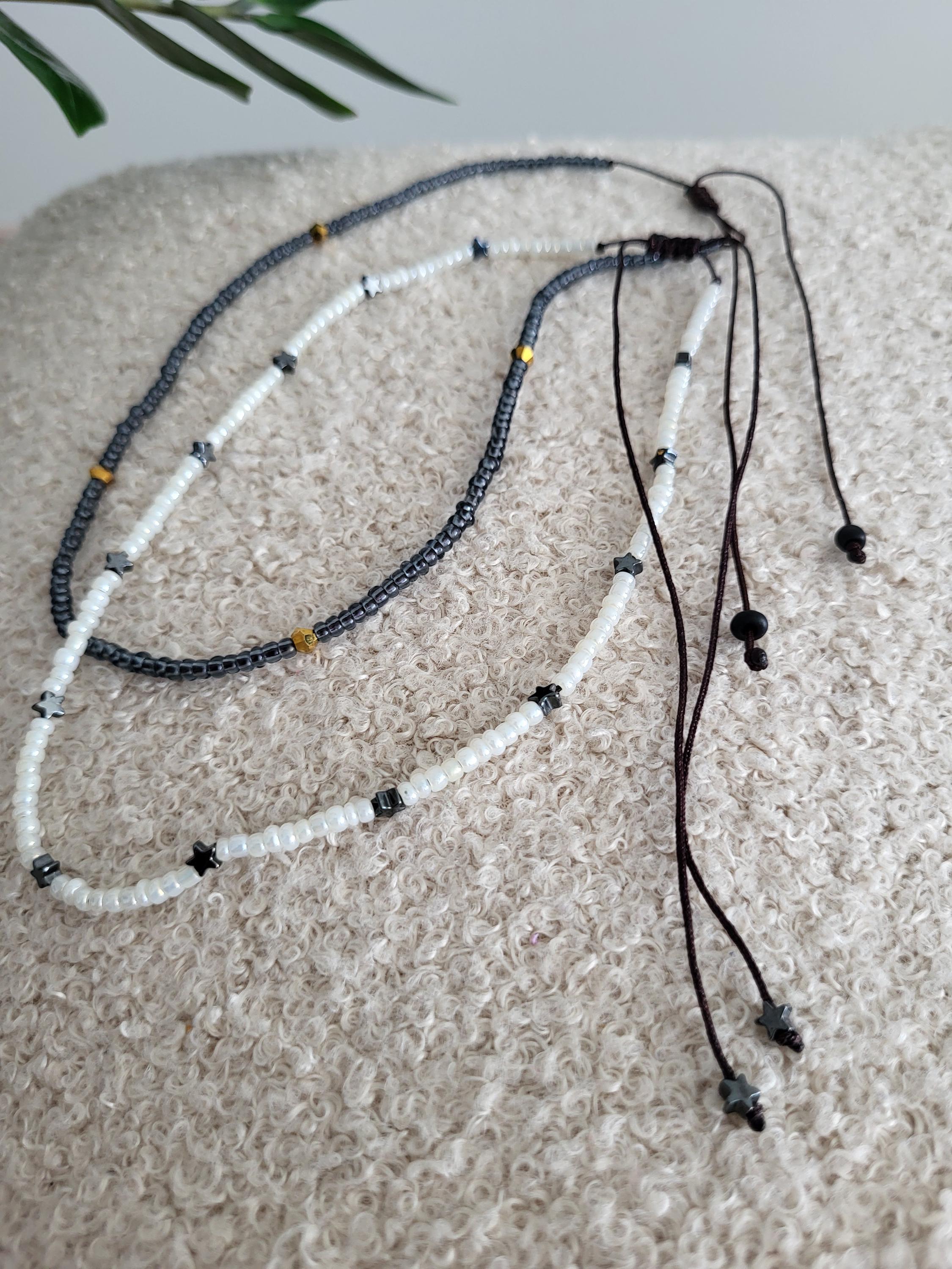Collier Ras Du Cou Perles Rocailles Orange - Pièce Unique Artisanale, Neuf Avec étiquettes