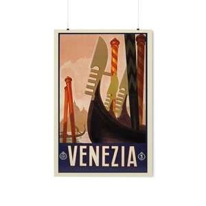 Venice/Venezia Vintage Travel Poster