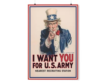 I Want You」ポスター 1917年 – アンクル・サム ポスター – ジェームズ