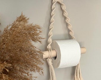 Macrame toilet paper holder | Decoration | Bathroom and toilet | Boho