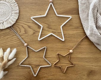 Macrame Star | Christmas | Boho | Window Decoration & Christmas Tree Ornament