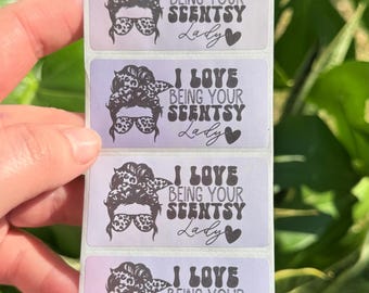 i love being your scentsy lady stickers • messy bun mom scentsy stickers • scentsy consultant stickers • scentsy wax stickers
